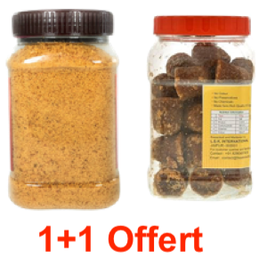 Kasshi-Jaggery Powder ou Cub 1kg-(1+1 Offert)